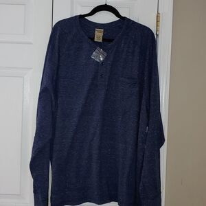 Scandia Woods blue  long sleeve shirt Sz 3XL NWT